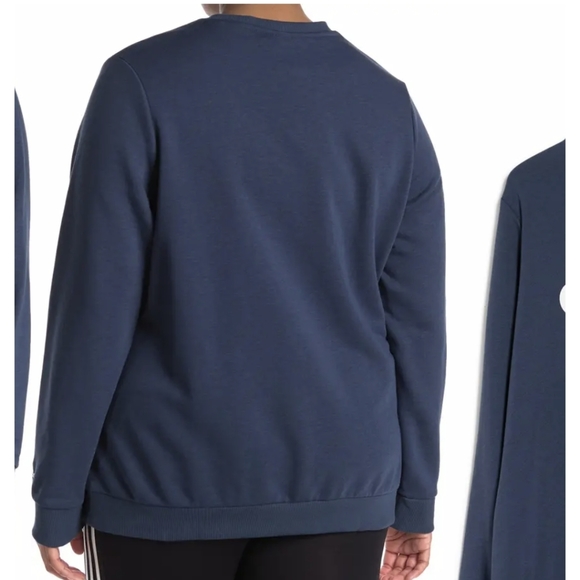 NWT Linear Logo Crew Neck Pullover - Picture 2 of 5